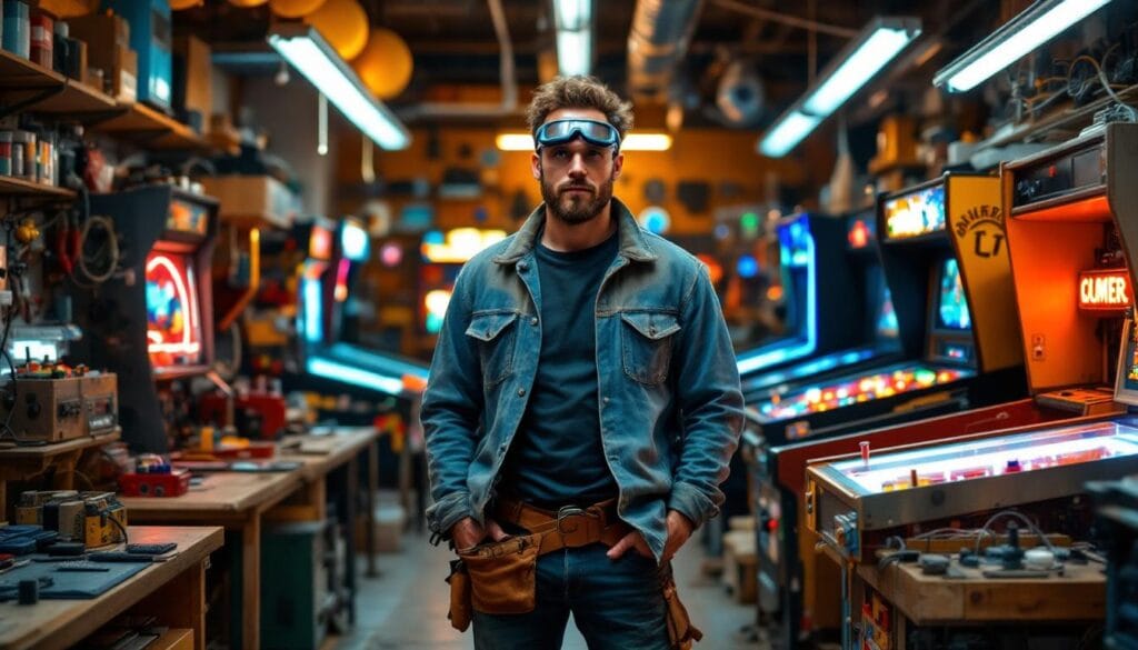 DIY-Man with Arcades